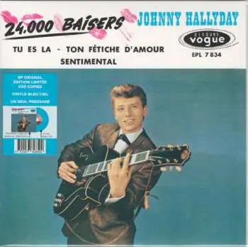 SP Johnny Hallyday: 24 000 Baisers-EP N°07 LTD | CLR
