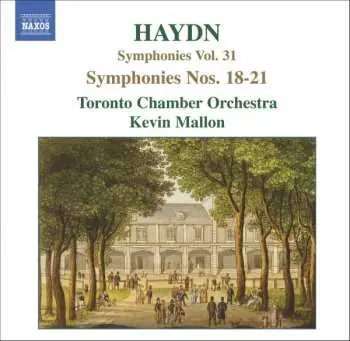 CD Joseph Haydn: Symphonies Vol. 31 - Symphonies Nos. 18-21