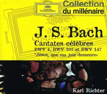 CD Johann Sebastian Bach: Cantates Célèbres BWV 4, BWV 202 Et BWV 147 "Jésus Que Ma Joie Demeure"