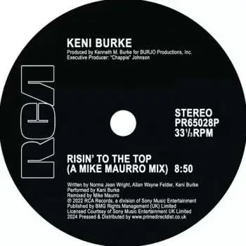 LP Keni Burke: Risin' To The Top / I'm In Love (A Mike Maurro Mix)