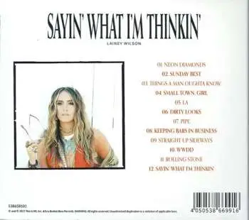 LP Lainey Wilson: Sayin' What I'm Thinkin'