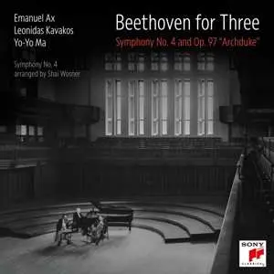 CD Emanuel Ax: Beethoven For Three: Symphony No. 4 And Op. 97 "Archduke"