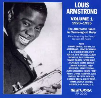 CD Louis Armstrong: The Alternate Takes In Chronological Order Volume 1 1926-1936