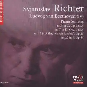 SACD Sviatoslav Richter: Ludwig van Beethoven (IV) – Piano Sonatas No.3 Op.2/3 - No.7 Op.10/3 - No.12 Op.26 - No.22 Op.54 LTD