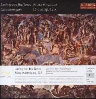 2LP Ludwig van Beethoven: Missa Solemnis D-dur Op. 123 LTD | NUM
