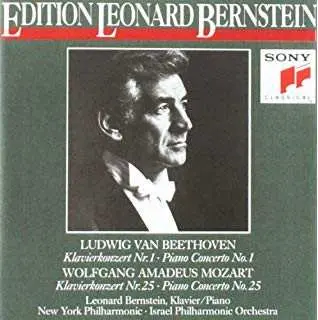 CD Ludwig van Beethoven: Edition Leonard Bernstein - Beethoven Klavierkonzert Nr. 1, Mozart Klavierkonzert Nr. 25