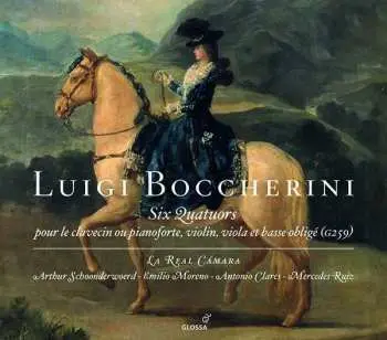 CD Luigi Boccherini: Six Quatuors (Pour Le Clavecin Ou Pianoforte, Violin, Viola Et Basse Obligé (G259))