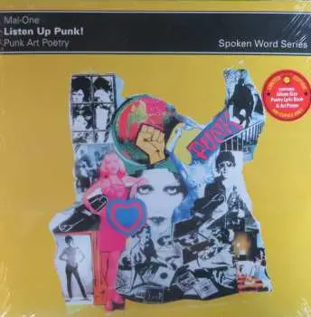 LP Mal-one: Listen Up Punk! Punk Art Poetry LTD
