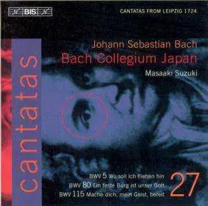 CD Masaaki Suzuki: Cantatas 27: BWV 5 Wo Soll Ich Fliehen Hin - BWV 80 Ein Feste Burg Ist Unser Gott- BWV 115 Mache Dich, Mein Geist, Bereit