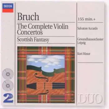 2CD Max Bruch: Die 3 Violinkonzerte / Schottische Fantasie