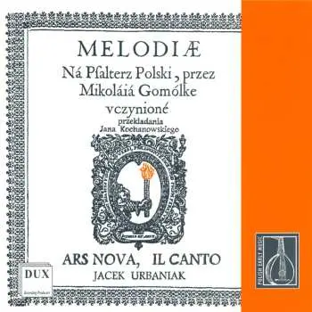 CD Mikołaj Gomółka: Melodiæ Na Psałterz Polski