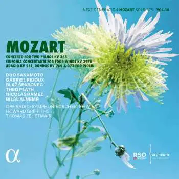 CD Wolfgang Amadeus Mozart: Concerto For Two Pianos KV 365 / Sinfonia Concertante For Four Winds KV 297b / Adagio KV 261, Rondos KV 269 & 373 For Violin