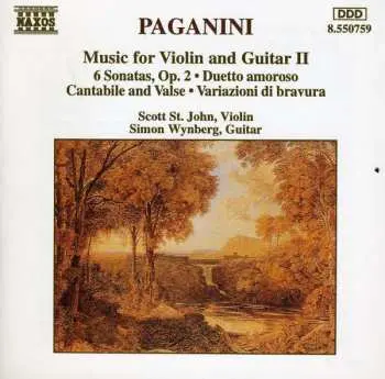 CD Niccolò Paganini: Music For Violin And Guitar II