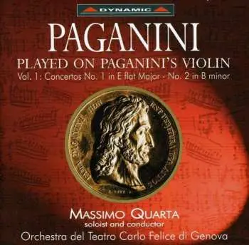 CD Niccolò Paganini: Played On Paganini's Violin Vol. 1 Concertos No. 1 In E Flat Major - No. 2 In B Minor