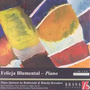 CD Anton Rubinstein: Piano Quintets By Rubinstein & Rimsky-Korsakov LTD