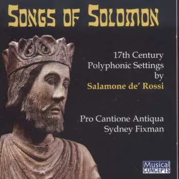 CD Salomone Rossi: Songs Of Solomon