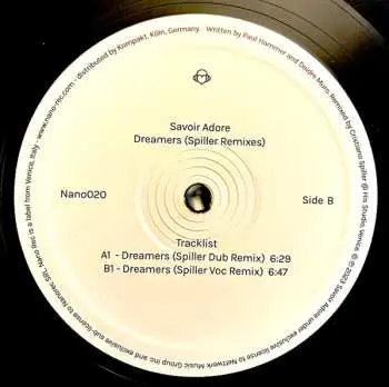 LP Savoir Adore: Dreamers (Spiller Remixes)