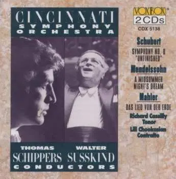 2CD Schubert / Schubert / Mendelssohn / Mahler / Cin S: Schubert Mendelssohn Mahler