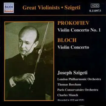 CD Sergei Prokofiev: Violin Concerto No. 1 / Violin Concerto