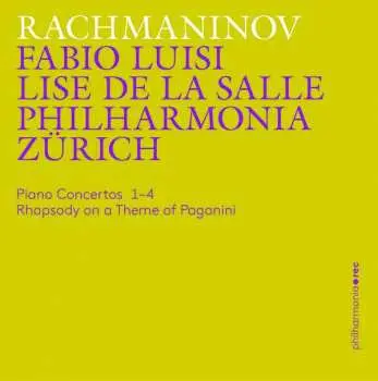 3CD Sergei Vasilyevich Rachmaninoff: Piano Concertos 1-4 / Rhapsody On A Theme Of Paganini