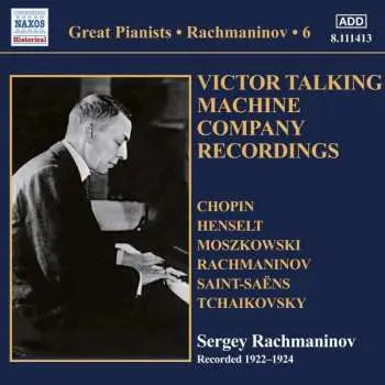 CD Sergei Vasilyevich Rachmaninoff: Solo Piano Recordings • 6