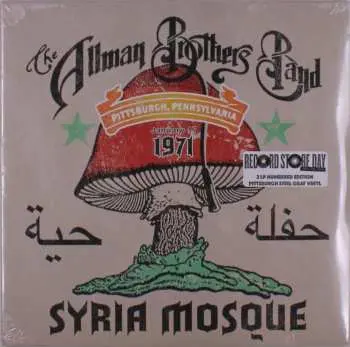 2LP The Allman Brothers Band: Syria Mosque Pittsburgh, PA January 17, 1971 LTD | NUM | CLR