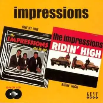 CD The Impressions: One By One / Ridin' High