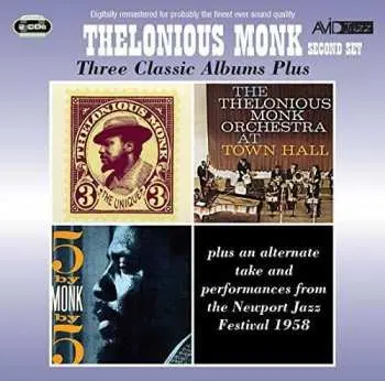 2CD Thelonious Monk: The Unique Thelonius Monk / At Town Hall / 5 By Monk By 5 (three Classic Albums Plus( (2nd Set)