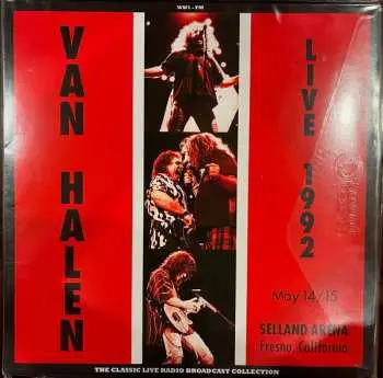 Van Halen: Live At Selland Arena Fresno 1992 (Red Marble) LP