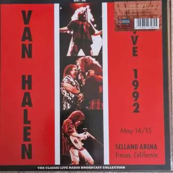 Van Halen: Live At Selland Arena Fresno 1992 (Red/White Splatter) LP
