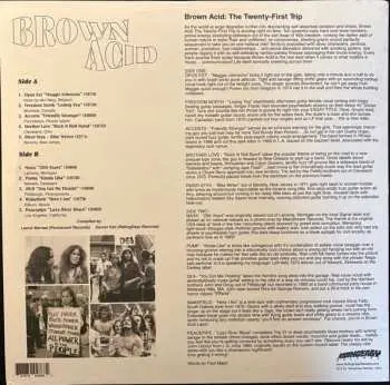 LP Various: Brown Acid: The Twenty First Trip (Heavy Rock From The Underground Comedown)