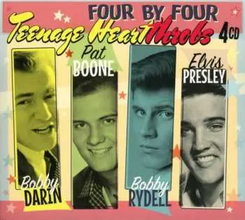 4CD Various: Four By Four Teenage Heartthrobs