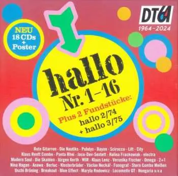 18CD/Box Set Various: Hallo Nr. 1-16 + Hallo 2/74 + Hallo 3/75 LTD