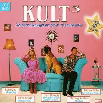 3CD Various: Kult³ Die besten Schlager der 60er, 70er und 80er