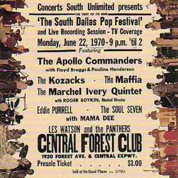 CD Various: The South Dallas Funk Festival' 1970