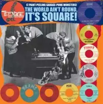 LP Various: The World Ain't Round, It's Square! (17 Paint-Peeling Garage-Punk Monsters!!!)