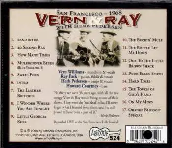 CD Vern & Ray: San Francisco 1968