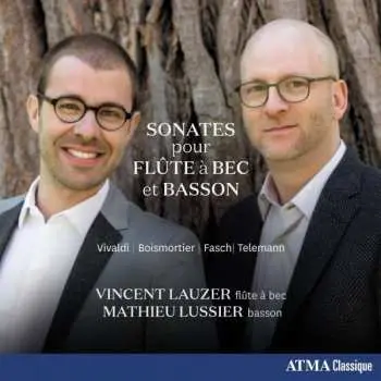 CD Vincent Lauzer: Sonates Pour Flûte à Bec Et Basson