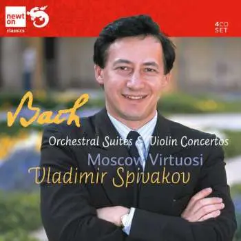 4CD Vladimir Spivakov: J. S. Bach: Orchestral Suites & Violin Concertos