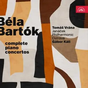 CD Bartók: Klavírní koncerty (komplet) - Tomáš Vrána