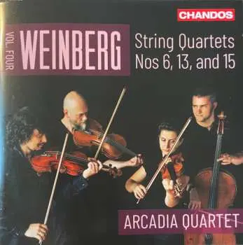 CD Mieczysław Weinberg: String Quartets Nos 6, 13, And 15 (Vol. Four)