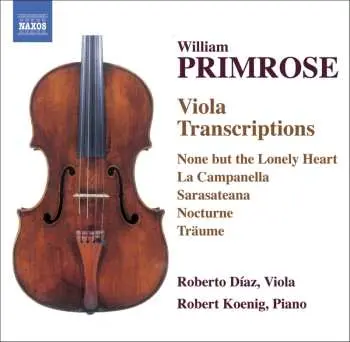 CD William Primrose: Viola Transcriptions