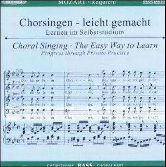 CD Wolfgang Amadeus Mozart: Chorsingen Leicht Gemacht:mozart,requiem (bass)