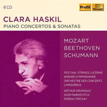 6CD Wolfgang Amadeus Mozart: Clara Haskil - Mozart / Beethoven / Schumann
