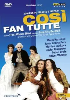 2Blu-ray Wolfgang Amadeus Mozart: Così Fan Tutte