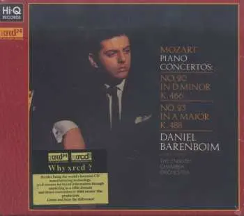CD Wolfgang Amadeus Mozart: Piano Concertos: No.20 In D Minor, K.466; No.23 In A Major, K.488