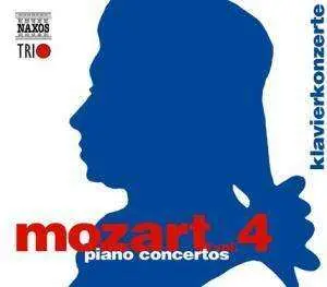 3CD Wolfgang Amadeus Mozart: Naxos Mozart-edition 4 - Klavierkonzerte