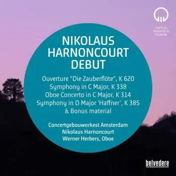 3CD Wolfgang Amadeus Mozart: Nikolaus Harnoncourt Debut - Antrittskonzert Bei Den Mozartwochen Salzburg 1980