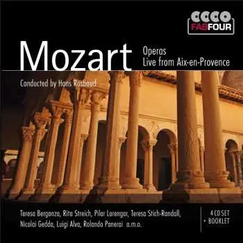 4CD Wolfgang Amadeus Mozart: Opern (auszüge) - Live Aus Aix-en-provence