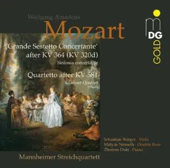 CD Wolfgang Amadeus Mozart: Sinfonia Concertante Kv 364 Für Streichquartett & Konbrabass